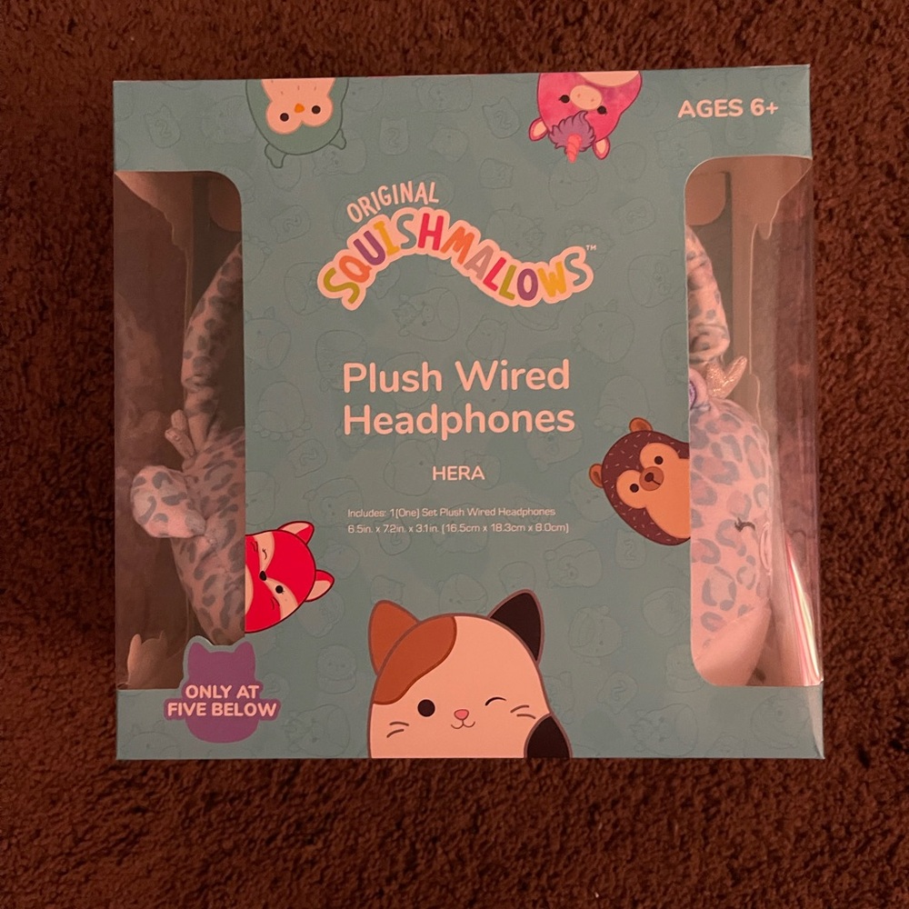 Squishmallows Plush Headphones